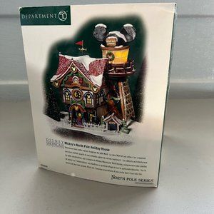 Department 56 Mickey’s North Pole Holiday House #56.56759